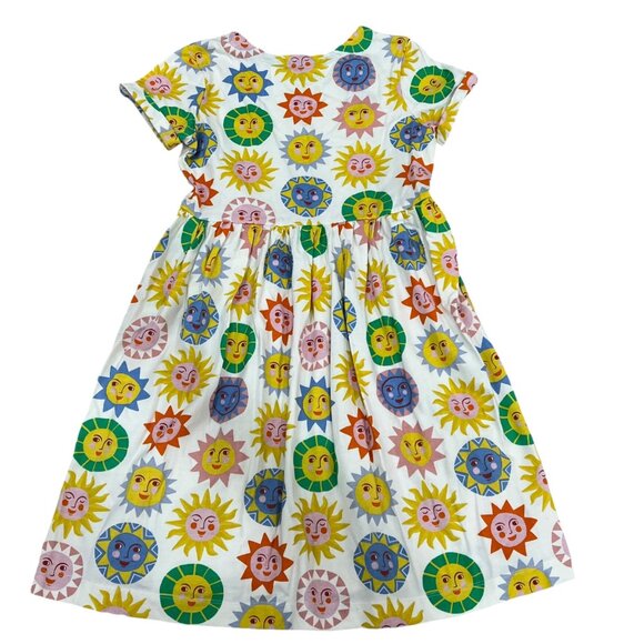 Mini Boden Girls Dress Sun Face Print Short Sleeve Size 11-12Y 152cm Cotton - Picture 5 of 5